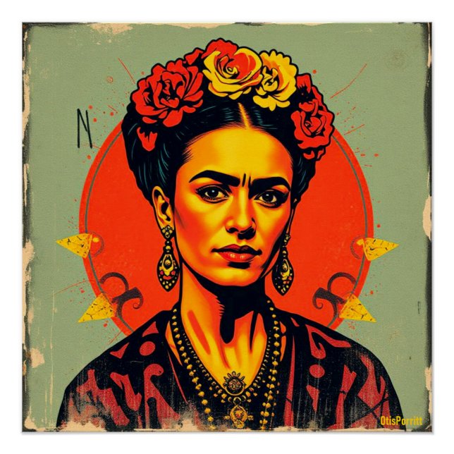 Frida Kahlo-8 Poster (Front)