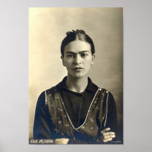 Frida Kahlo Arms Crossed Poster