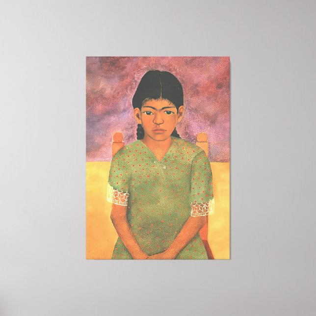 Frida Kahlo art Canvas Print (Front)
