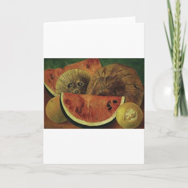 Frida Kahlo art Card (Front)