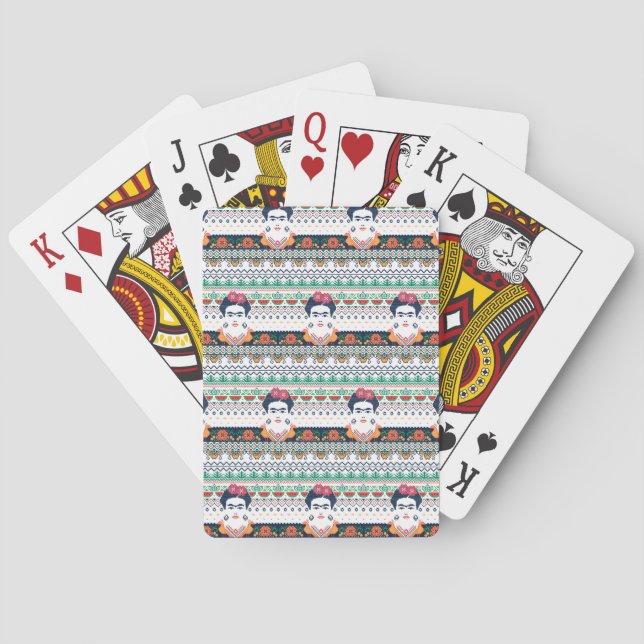 Frida Kahlo | Aztec Playing Cards (Back)