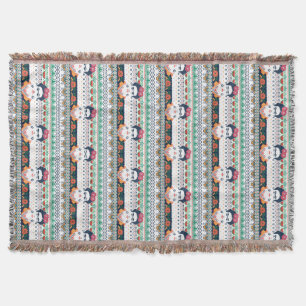 Frida Kahlo   Aztec Throw Blanket