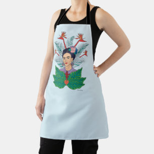 Frida Kahlo   Birds of Paradise Floral Graphic Apron