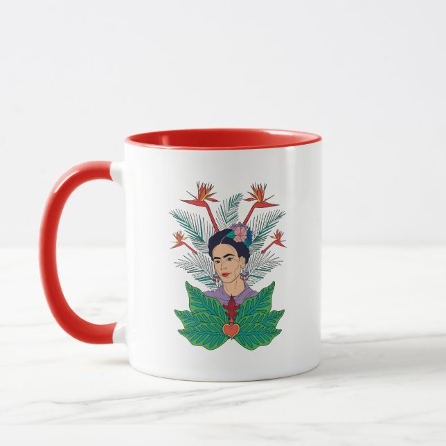 Frida Kahlo | Birds of Paradise Floral Graphic Mug (Left)