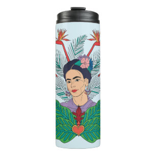 Frida Kahlo Birds of Paradise Floral Graphic Thermal Tumbler