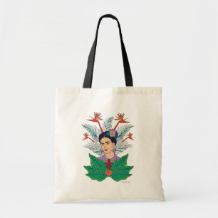 Frida Kahlo Birds of Paradise Floral Graphic Tote Bag