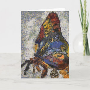 Frida Kahlo Butterfly Monet Inspired Card