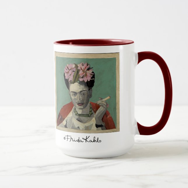 Frida Kahlo by Garcia Villegas Mug (Right)