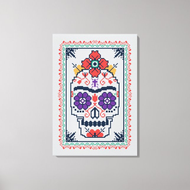 Frida Kahlo | Calavera Canvas Print (Front)