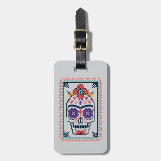 Frida Kahlo | Calavera Luggage Tag (Front Vertical)