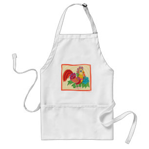 Frida Kahlo Chicken Graphic Standard Apron