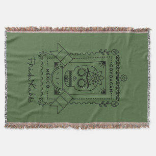 Frida Kahlo   Coyoacán Throw Blanket