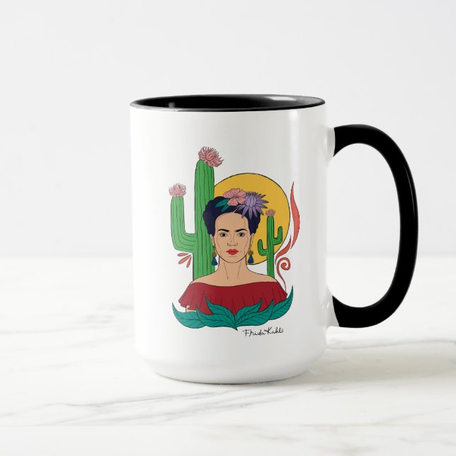 Frida Kahlo Desert Graphic Mug (Right)