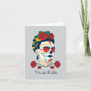 Frida Kahlo   El Día de los Muertos Card