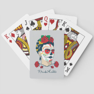 Frida Kahlo   El Día de los Muertos Playing Cards