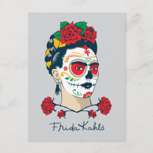 Frida Kahlo   El Día de los Muertos Postcard