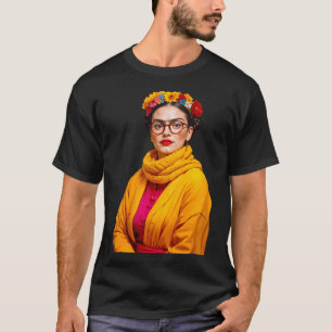 Frida Kahlo feminism strong woman black Wolf T-Shirt