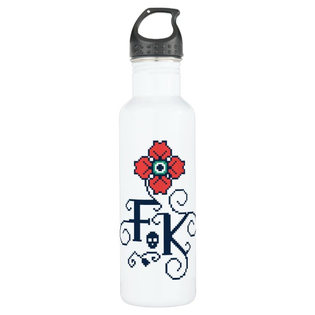 Frida Kahlo | Floral Tribute 710 Ml Water Bottle (Front)