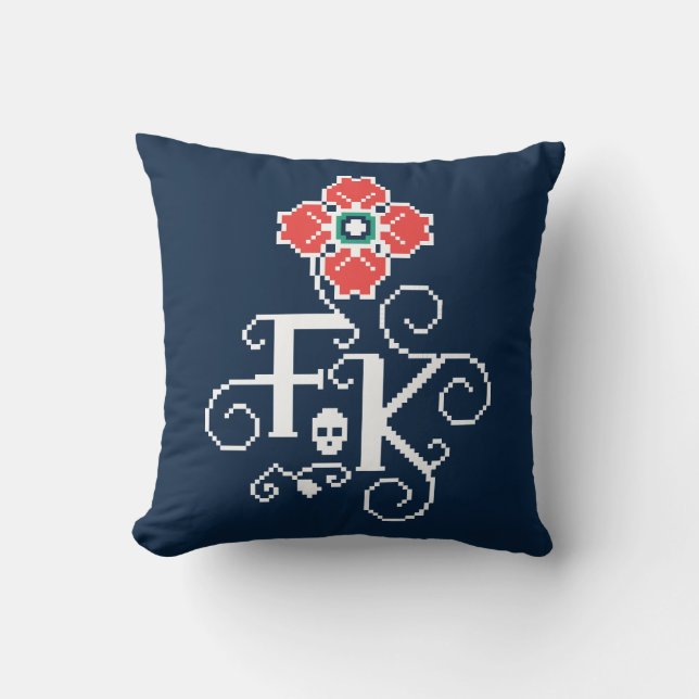 Frida Kahlo | Floral Tribute Cushion (Front)