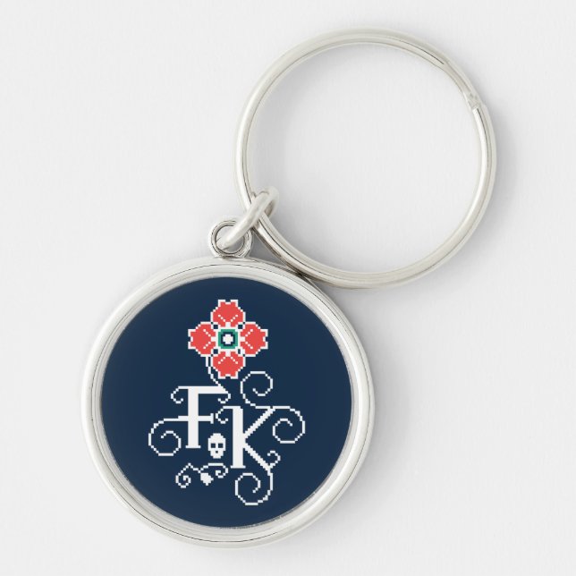 Frida Kahlo | Floral Tribute Key Ring (Front)
