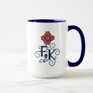 Frida Kahlo   Floral Tribute Mug