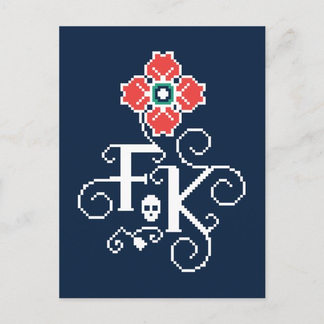 Frida Kahlo | Floral Tribute Postcard (Front)