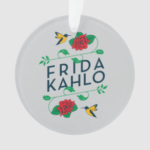 Frida Kahlo   Floral Typography Ornament