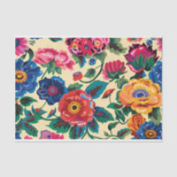Frida Kahlo Flowers, Mexican, Hispanic Decoupage