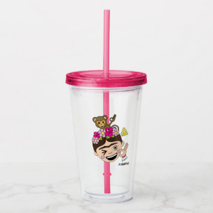 Frida Kahlo   FridaMoji - A OK Acrylic Tumbler