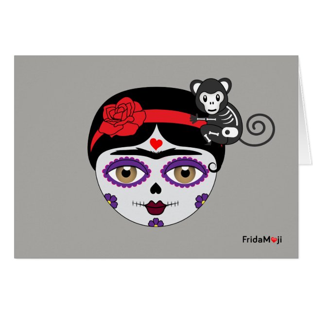 Frida Kahlo | FridaMoji - Day of the Dead (Front Horizontal)