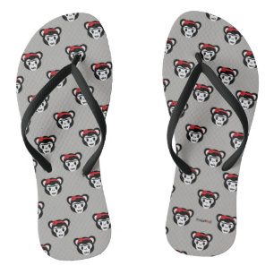 Frida Kahlo   FridaMoji - Day of the Dead Monkey Flip Flops