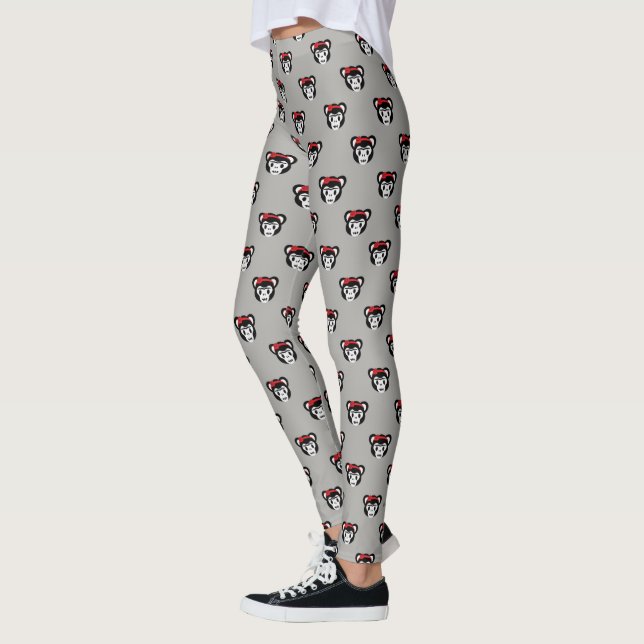 Frida Kahlo | FridaMoji - Day of the Dead Monkey Leggings (Left)