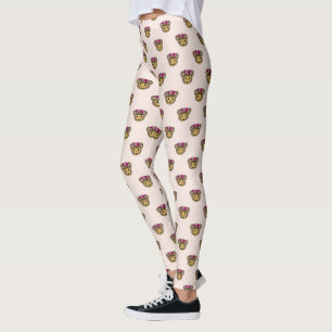 Frida Kahlo   FridaMoji - Monkey Leggings