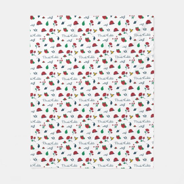 Frida Kahlo | Heart of Mexico Fleece Blanket (Front)
