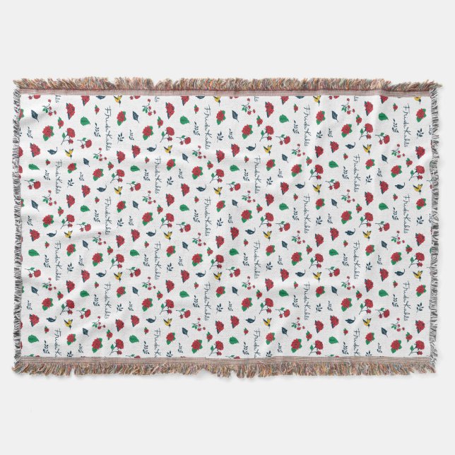 Frida Kahlo | Heart of Mexico Throw Blanket (Front)