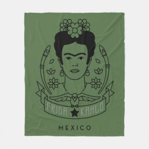 Frida Kahlo   Heroína Fleece Blanket