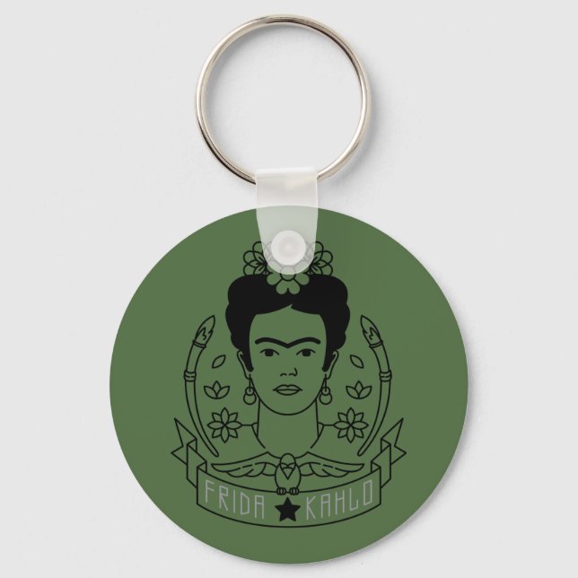 Frida Kahlo | Heroína Key Ring (Front)