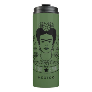 Frida Kahlo   Heroína Thermal Tumbler