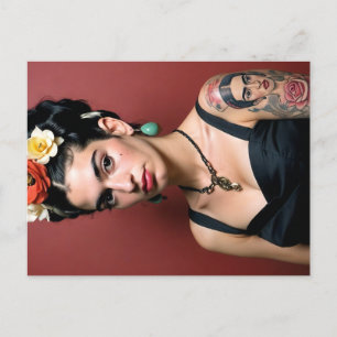Frida Kahlo Holiday Postcard