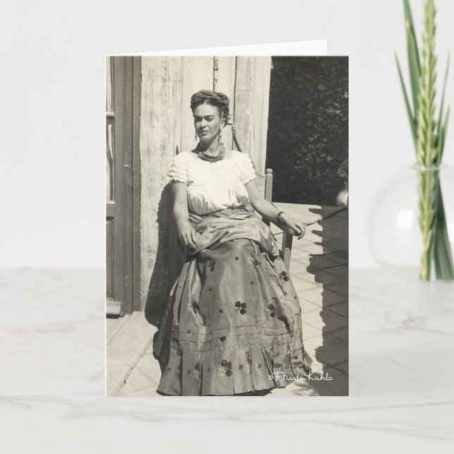 Frida Kahlo in Sun Card (Front)