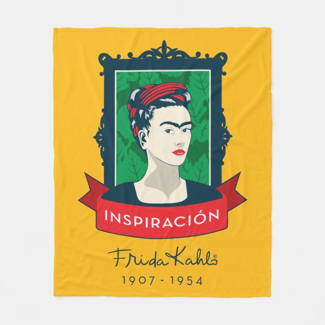 Frida Kahlo | Inspiración Fleece Blanket (Front)