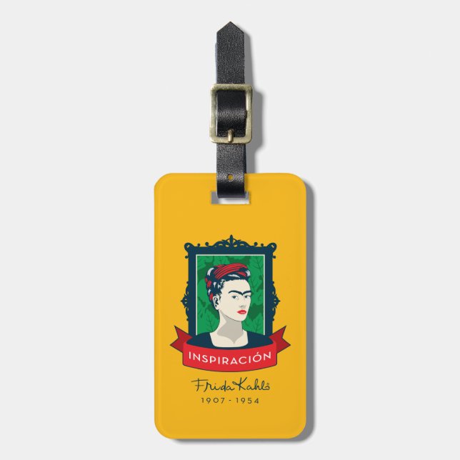 Frida Kahlo | Inspiración Luggage Tag (Front Vertical)