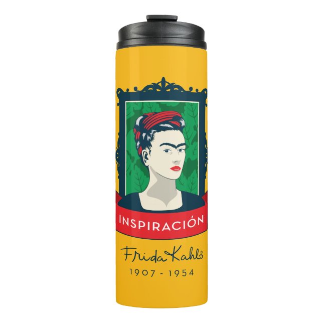 Frida Kahlo | Inspiración Thermal Tumbler (Front)
