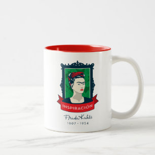 Frida Kahlo Inspiración Two-Tone Coffee Mug