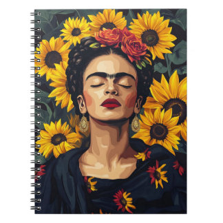 "Frida Kahlo-Inspired Customisable Notebook - Arti