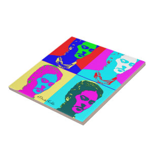 Frida Kahlo Inspired Portrait Tile