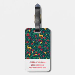Frida Kahlo   Life Symbols Luggage Tag