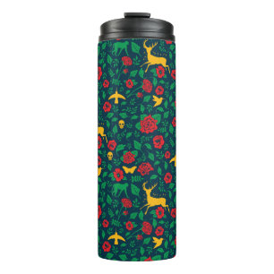 Frida Kahlo Life Symbols Thermal Tumbler