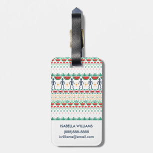 Frida Kahlo   Mexican Graphic Luggage Tag