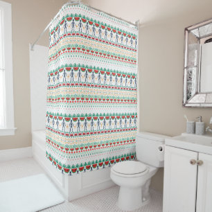Frida Kahlo   Mexican Graphic Shower Curtain